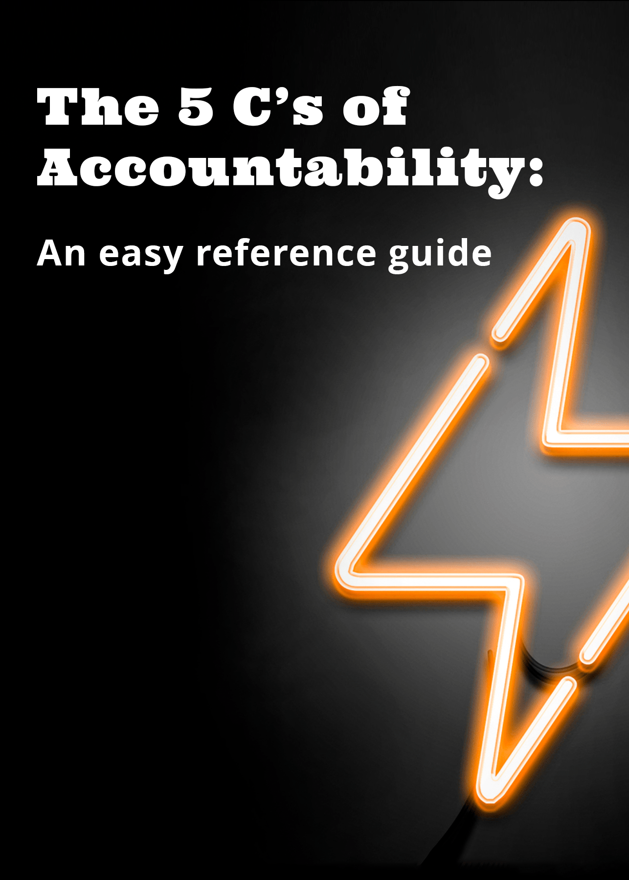 The 5 C's of Accountability reference guide